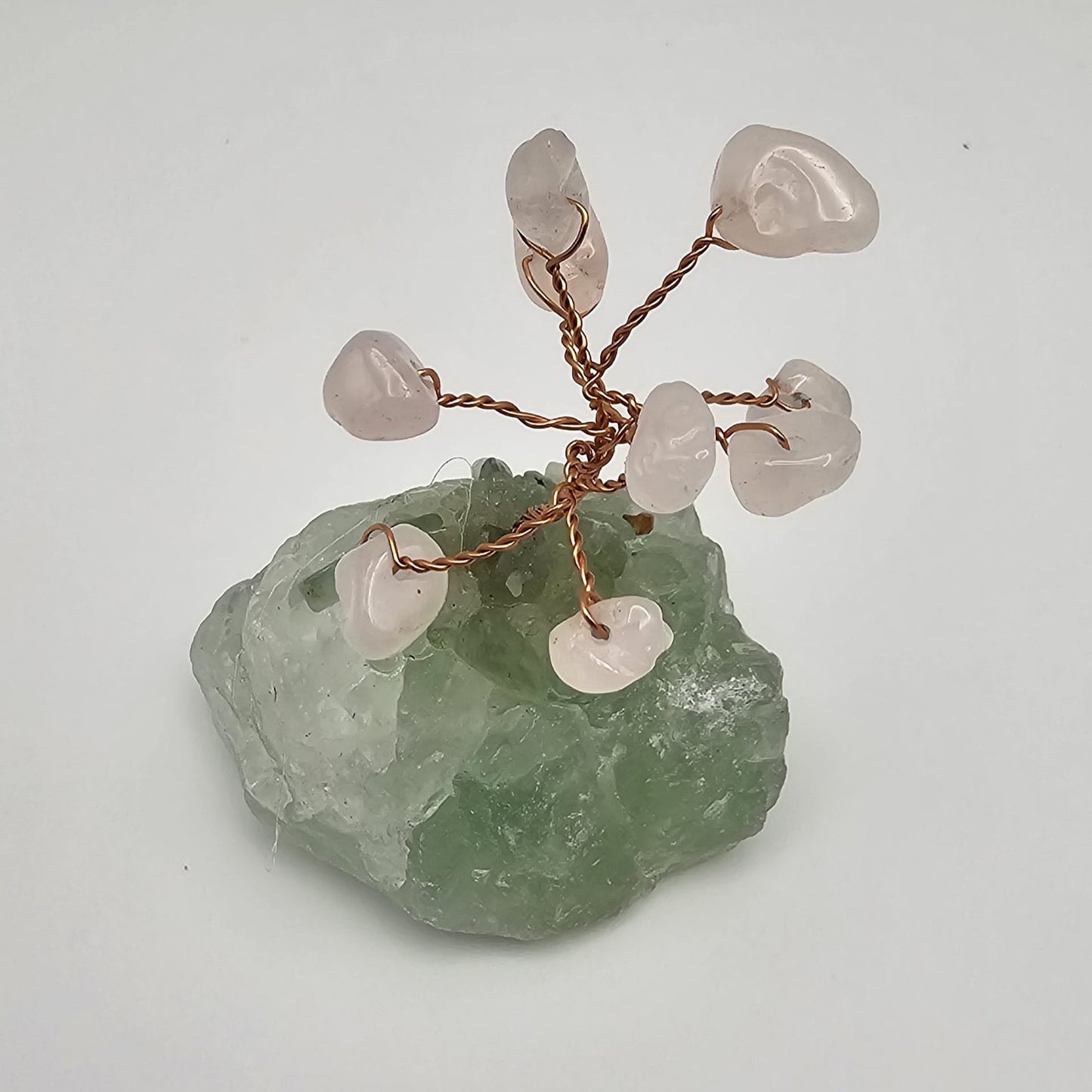 Árbol de Cristal Natural con Piedras Preciosas